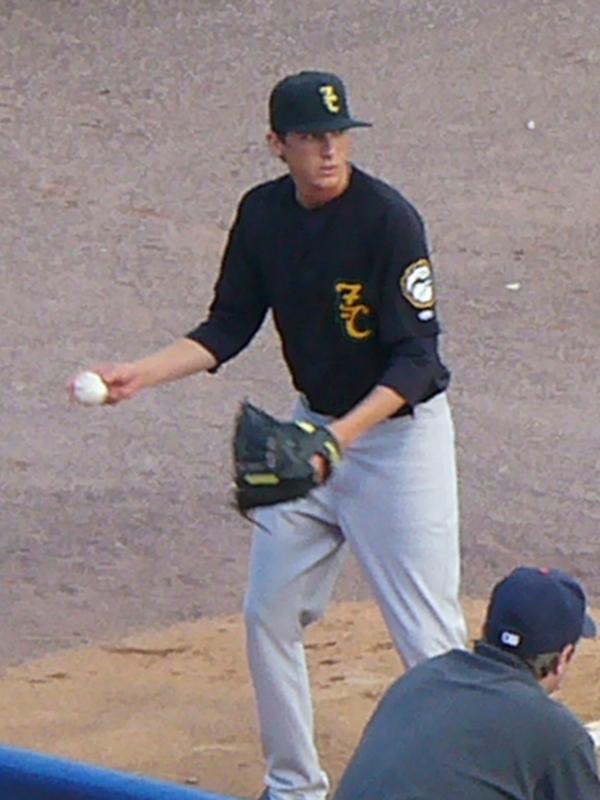 Jamie Vermilyea warming up (19 April 2008)